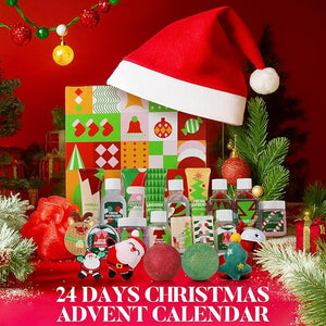2025 Beauty Advent Calendar Christmas Gifts for Women with Hand Cream Bubble Bath Bath Bomb Spa Gifts for Daughter Girls New Year Advent Calendar for Beauty