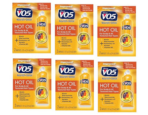 Vo5 Hot Oil Therapy Treatment 2 Count 0.5 Ounce (14ml) (6 Pack)