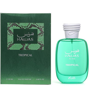 RASASI Hawas Tropical Eau De Parfum Spray for Men 3.4 Ounce