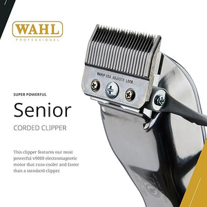 Wahl Professional Senior Clipper V9000 Motor Corded Heavy-Duty Design for Tapering Fading and Blending