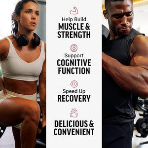 FORCE FACTOR Legendary Creatine Chews 5g Creatine Monohydrate Build Muscle Improve Strength &amp Recovery Support Memory &amp Cognitive Function Sugar Free Berry Blast 60 Soft Chews