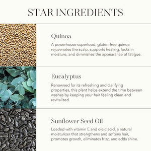 Rahua Omega 9 Hair Mask, Vegan Deep Conditioning Treatment for Damaged &amp; Dull Hair Oil, Sunflower Seed Oil &amp; Quinoa Protein for Softness &amp; Shine, Lavender &amp; Eucalyptus Aroma, 7.6 Fl Oz