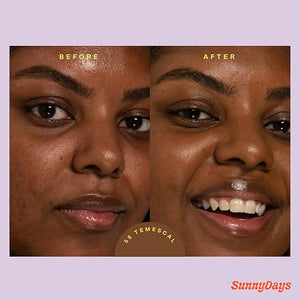 Tower 28 Beauty SunnyDays SPF 30 Tinted Mineral Sunscreen - For Sensitive Skin - 2-in-1 Facial Broad Spectrum UVA/UVB Protection + Foundation - Shade 55 TEMESCAL - Deep with Golden Undertones, 1 Fl Oz