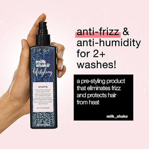 milk_shake Lifestyling Amazing Anti Humidity Spray for Hair - Frizz Control and Heat Protectant Spray for Hair, 6.8 Fl Oz