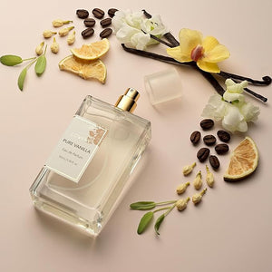 Pure Vanilla Perfume for Women Fragrance Set - 3.38fl oz Womens Perfume, Long Lasting Eau de Toilette Spray &amp; Rollerball Perfume Oil - Clean &amp; Natural, Gifts for Wife Mom Women, Birthday Gifts