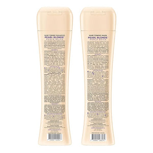 Naissant Set Purple Shampoo &amp Toning Mask | Eliminates Brassiness | Neutralizes Yellow &amp Orange Tones | Paraben Ammonia &amp Sulfate Free | Pro-Vitamin B5 Olive Oil &amp Honey (Pearl Blond