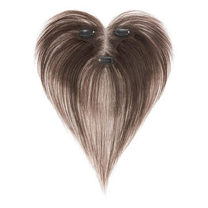 MY-LADY Clip in Bangs 100% Real Human Hair Extensions 360¡Æ Cover Clip on 3D Wispy Bangs for Women Topper Hairpieces for Women Dark Brown