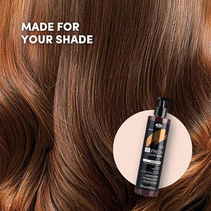 Lisap Color Depositing Hair Mask, Chocolate, 8.45 oz, Hair Gloss Toner Deep Conditioning Hair Mask, Dry Damaged or Color Treated Hair Repair, With Hydrating Camellia Oil, For Shine &amp; Moisturizatio