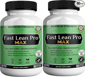 Fast Lean Pro Max Natural Dietary Supplement, 60 Capsules, 30-Day Supply, All Natural Ingredients, Vegan Friendly (2)