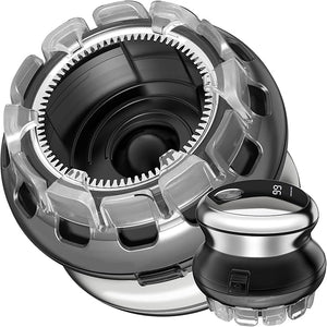 Self Hair Clippers for Men Cordless Electric Haircut Kit Professional Waterproof Automatic Circular Hair Trimmer with LED Display Easy Self Haircut Grooming Clippers for Male Family Use