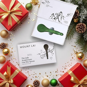 Mount Lai - The Gua Sha Facial Lifting Tool (Jade Gua Sha Spoon Gua Sha)
