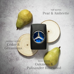 Mercedes Benz Man - Eau de Toilette for Men - Aromatic Woody Fruity Mens Fragrance with Cedar and Oakmoss Notes - Long Lasting Mens Cologne - 6.7 oz