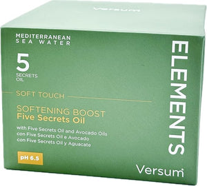 Versum Meditterean Sea Water Elements Soft touch Softening Boost 5 Secret oils PH 6.5 Hair Treatment Oil Box 4x20ml/0.68 fl oz-Free Starry Lip Plumping Gloss