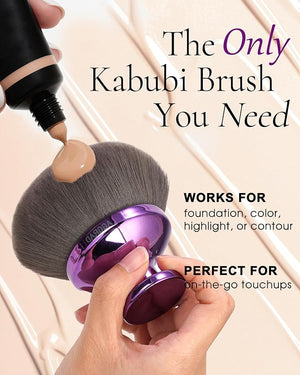 Ultra Large Body Makeup Brush Self Tanner Kabuki Foundation Brush for Leg Face Makeup Back Lotion Sunscreen Applicator Self Tanning Bronzer Blending Brush for Beauty Body Coverage Perfector Violet