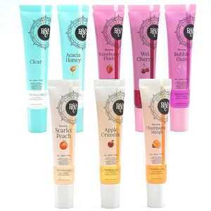 ROS?E &amp; CO Rosee Lip Gloss Vegan &amp; Cruelty Free Treatment, Professional Make up, Long Lasting Glossy with Shea Butter, Moisturize, Protect &amp; Smooth, High Shine, Non-Sticky - Set of 8-3