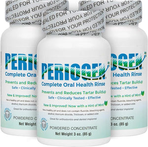 Periogen Oral Rinse (Hint of Mint) 3-PK - The Only Product in The World Clinically Proven to Reduce Dental Tartar Buidup
