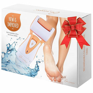 Rechargeable Callus Remover for Feet: Professional Electric Feet Sander for Women by Own Harmony - Electronic Foot File CR900 with 3 Rollers Foot Grinder Pedi Care for Cracked Heels &amp Dry Hard S