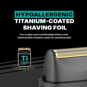 Conair Men Foil Shaver for Face | Men's Facial Hair Groomer | Hypoallergenic and Cordless | Portable Battery Powered for Travel