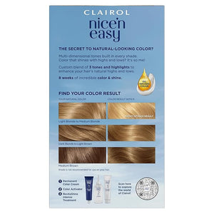 Clairol Nice'n Easy Permanent Hair Dye 11 Ultra Light Blonde Hair Color Pack of 3