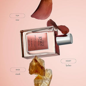 philosophy amazing grace ballet rose - dreamy &amp; floral women's perfume - with notes of rose, lychee &amp; musk
