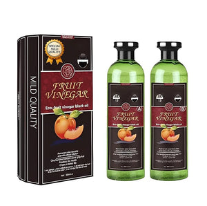 Fruit Vinegar Hair color | Ammonia Free | Gray Coverage | Non-Staining | Long-Lasting | 33.8 fl oz |1000 ml | Unisex Hair Color | Natural Black
