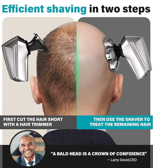 Head Shavers for Bald Men Upgraded 7D Electric Razor Cordless Rechargeable Ipx7 100% Waterproof Dry &amp Wet Bald Head Shaver Beard Grooming Kit with Led Display