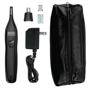Wahl Manscaper Rechargeable Multipurpose Precision Detail Trimmer with Rotary Attachment Head for Hygienic Grooming of Hair Anywhere for Eyebrows Sideburns Necklines Ear and Nose Hairs