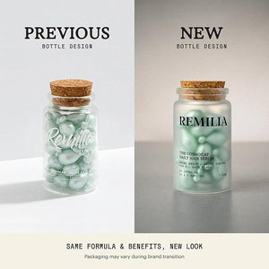 Remilia Hair | Keratin Hair Capsules with Pro-Vitamin B5 ? Nourishing Leave-In Hair Serum for Smoothness Shine &amp Hydration ? 30 Softgel Capsules