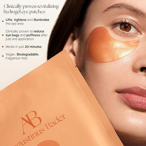 Augustinus Bader The Eye Patches ? Luxury Hydrating &amp Anti-Aging Under-Eye Treatment ? Reduces Puffiness Smooths Fine Lines &amp Brightens Dark Circles ? Soothing Restorative Formula