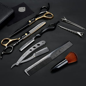 Professional Hair Shears Thinning Scissors Set Fcysy Barber Shears Hair Cutting Scissors Kit Hairdresser Trimming Salon Supplies