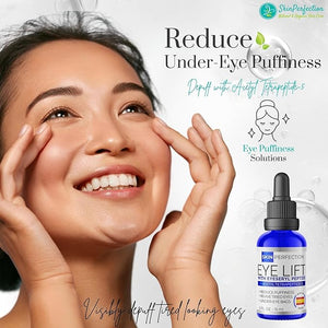 Skin Perfection Eyeseryl Anti-Aging Serum Booster for Puffy Eye Bags | Reduce Puffiness | Tighten and Firm Under-Eye Slackness | Make Any Eye Cream More Effective | Acetyl Tetrapeptide-5