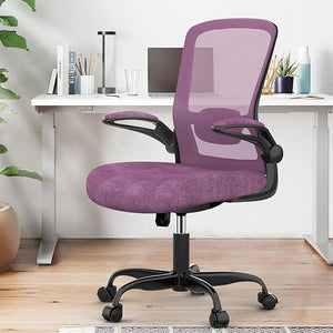 Mimoglad Office Chair Ergonomic Desk Chair with Adjustable Lumbar Support High Back Mesh Computer Chair with Flip-up Armrests-BIFMA Passed Task Chairs Executive Chair for Home Office