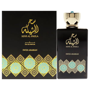 Swiss Arabian Sehr Al Sheila - Luxury Products From Dubai - Long Lasting, Addictive Personal EDP Spray Fragrance - Seductive Signature Aroma - 3.4 Oz