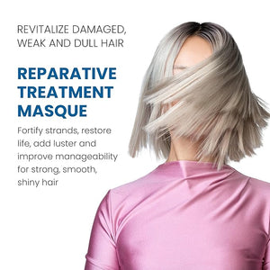 ALOXXI Repair Hair Mask for Color-Treated Hair Enriched with Keratin &amp Peptides Deep Conditioning Treatment for Dull and Damaged Locks 16.9 Fl Oz