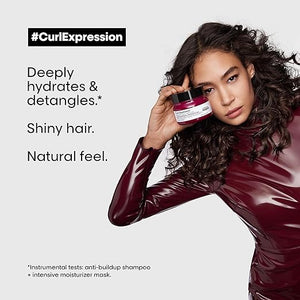 L'Or?al Professionnel Paris Curl Expression Mask - Moisturizes and Pre-Detangles For Curly and Coily Hair Types Adds Shine Paraben-Free