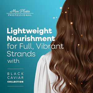 Mon Platin Professional Black Caviar Volumizing Hair Mask for Fine Thin and Fragile Hair - Enriched with Black Caviar Deep Conditioning SLS/Salt-Free 500ml