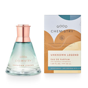 Good Chemistry Unknown Legend Eau de Parfum 1.7 fl oz - Long-Lasting Perfume with Eucalyptus Violet Leaf &amp Charcoal Santal - Warm Clean &amp Vegan