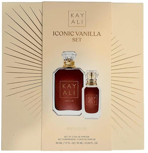 KAYALI Vanilla | 28 Eau de Parfum Iconic Set ? Sweet Vanilla Amber Woods &amp Brown Sugar Notes 50 ml + 10 ml