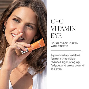 Natura Biss? C+C Vitamin Eye Anti-Stress Eye Contour Gel-Cream Firms Energizes &amp Rejuvenates 0.5 Oz
