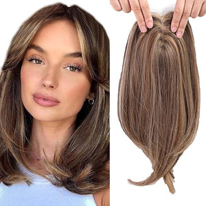 Clip in Hair Pieces for Women Toppers bangs hair clip Thinning Extensions Pieces Wiglets Covers Sparse hair loss