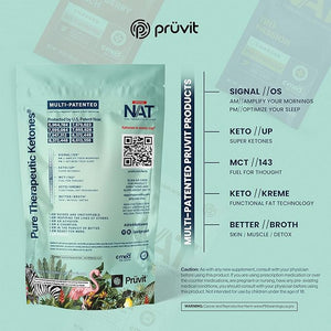 Pruvit - KETO//OS NAT Everyday Obsession Nat10 Variety Pack - Enhance Brain Clarity Boost Energy - 10 x Charged Packets