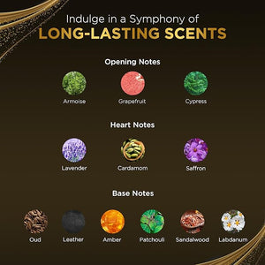Modern Oud Perfume for Men - Arabian Eau De Parfum 100mL (3.34 Fl oz) Perfumes Arabes Para Hombres Long Lasting Perfume with Oud Sandalwood Cardamom Amber &amp Lavender Ideal Gift for Him