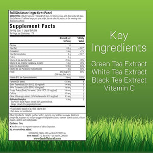 Irwin Naturals Triple-Tea Fat Burner - Supports Weight Loss - 75 Liquid Soft-Gels (Pack of 2)