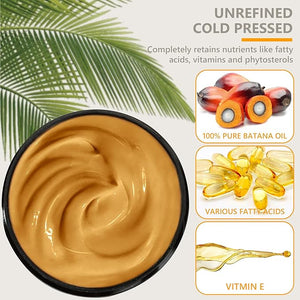 Lebanta Vital Batana Hair Treatment Oil - 100% Pure Organic Batana Oil from Honduras Deep Nourishing &amp Repairing for Dry Damaged Hair - Natural Cold-Pressed Formula