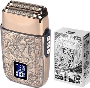 Ufree Close Shave Electric Foil Shavers for Men 3-Speed Electric Razor Bald Head Shavers Face Shaving Beard Trimmer with LCD Display Gifts for Men