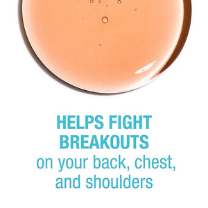 Neutrogena Body Clear Acne Body Wash 2% Salicylic Acid Acne Medication Oil-Free &amp Glycerin for Breakouts on Back Chest &amp Shoulders Non-Comedogenic Gentle on Skin Unscented 8.5 Fl Oz 3