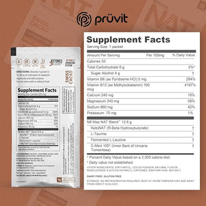 Keto//OS NAT¢ç Swiss Cacao ? Caffeine Free - Exogenous Ketones - Supplement for Men and Women (20 Count)