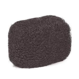 Locsanity Afro Kinky 100% Bulk Natural Human Hair - Braiding Hair for Dreadlocks Loc Repair Dreadlock Extensions Twists Braids - 16 Inches Long 1 Oz 2 - Dark Brown