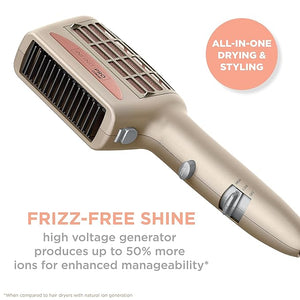 INFINITIPRO BY CONAIR 4-in-1 Frizz Free Styling Hair Dryer 1875W Hair Dryer and 4 Attachments