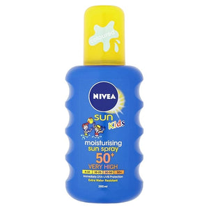 Nivea Sun Sun Spray for Children SPF 50+ 200 ml Spray Bottle Kids Protection &amp Care
